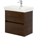 Тумба под раковину BelBagno Neon 60 NEON-600-2C-SO-RS подвесная Rovere Scuro