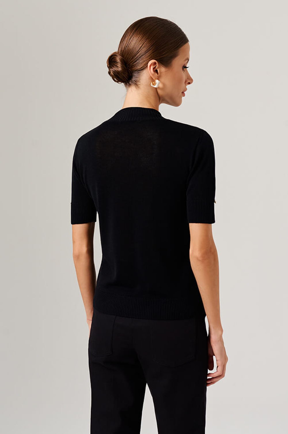 23142 Джемпер женский (черный)