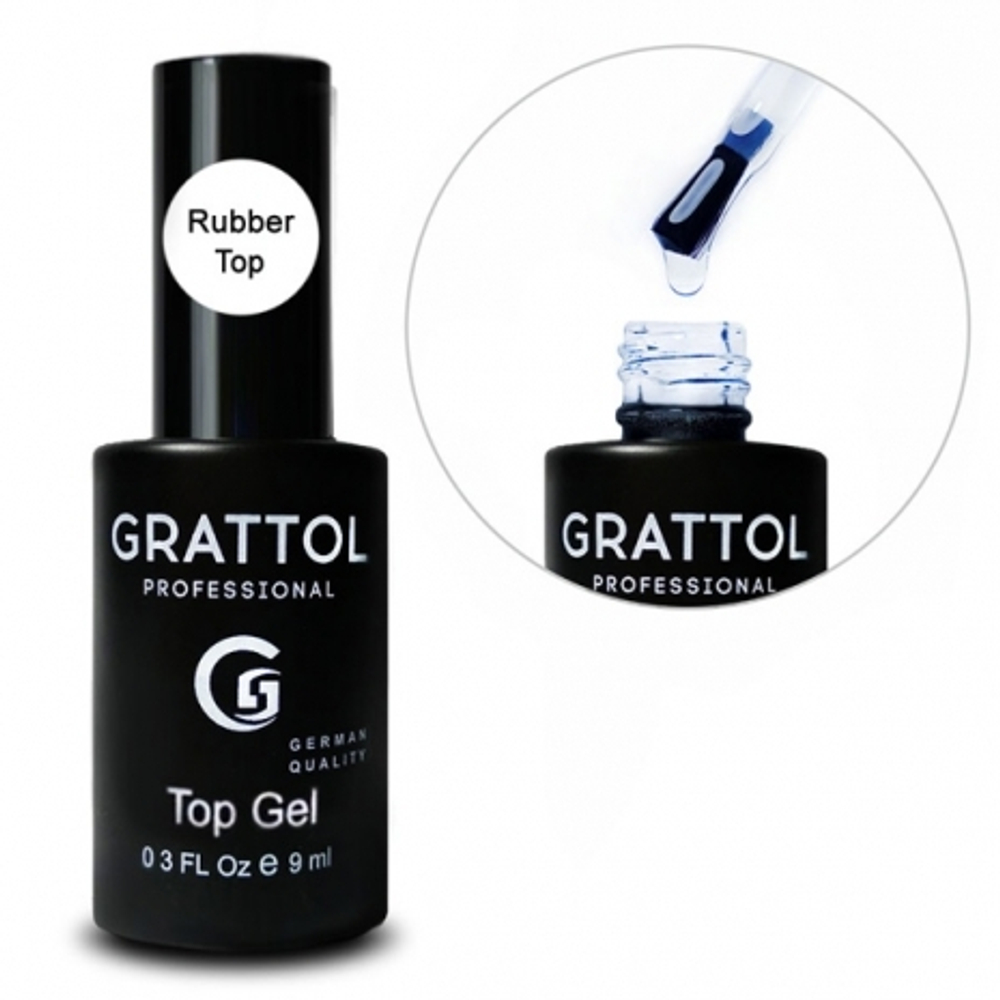 GRATTOL Топ Rubber (с липким слоем), 9 мл