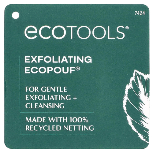 EcoTools, Отшелушивающая губка EcoPouf, 1 шт.