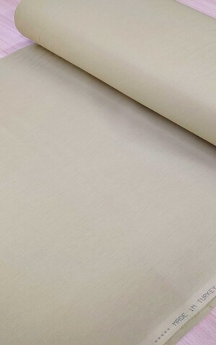 Ткань ранфорс (поплин люкс) однотонный "Светло-оливковый"