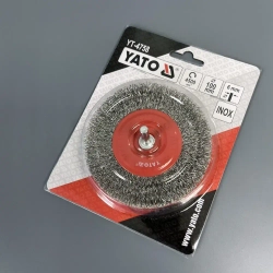 Корщетка для шуруповерта и дрели, дисковая, 100мм, нержавейка