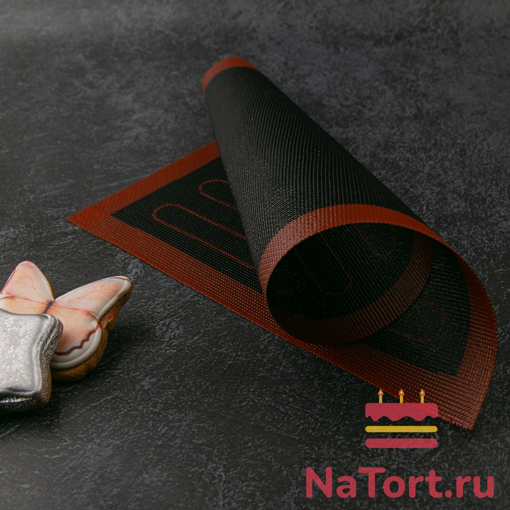 Коврик армированный с разметкой для эклеров 40x30