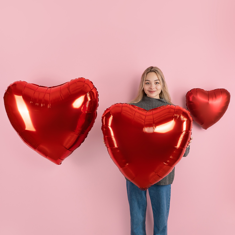 Сердце 31" Красный Gr