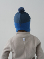 Шапка весенняя/осенняя вязаная КОДИ (Синяя ночь)