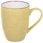 Кружка керамическая 350мл «Папоротник», микс цветов