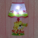 Наклейка-светильник «Little-Тигренок» 30*18,5см CDL04