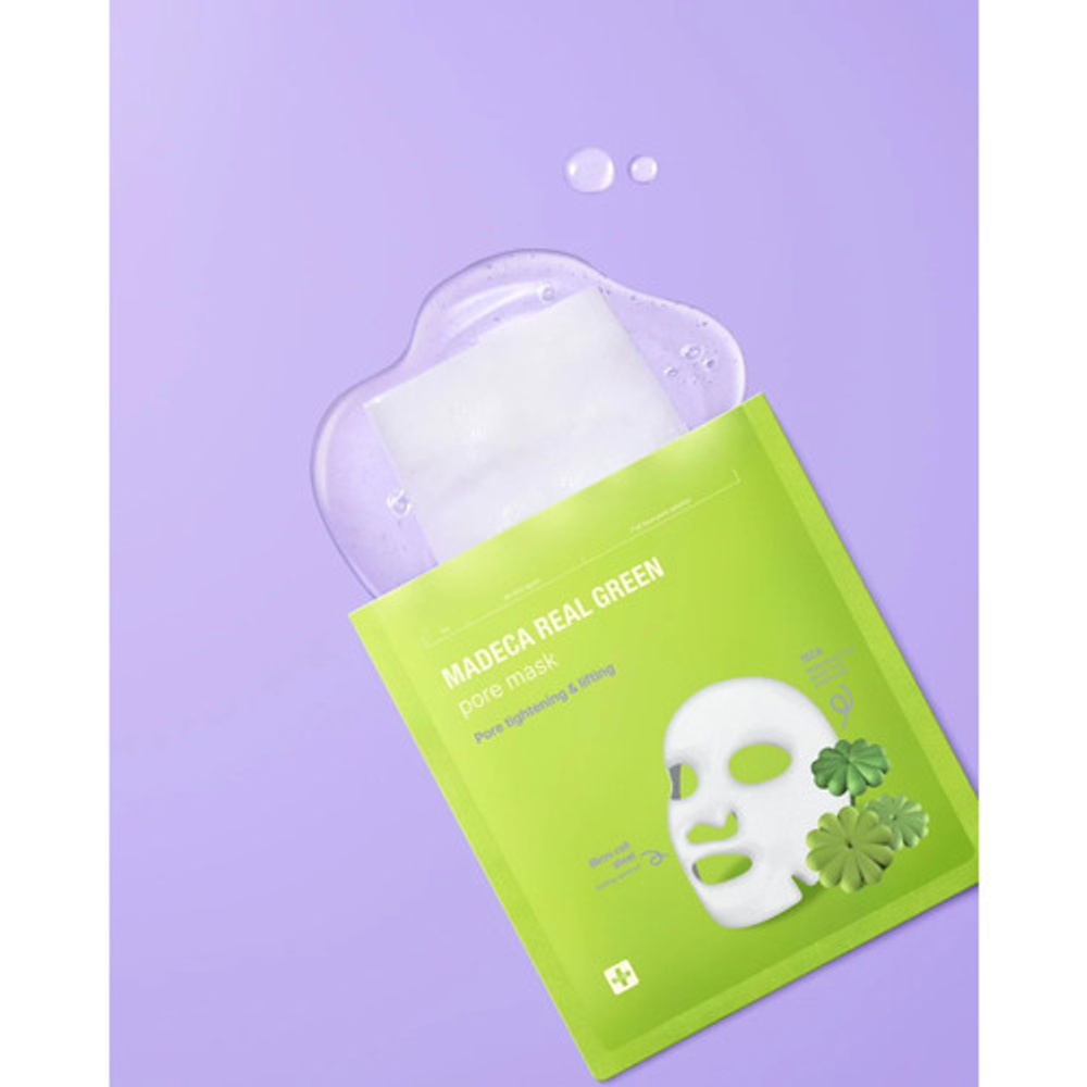 Centellian24 Маска тканевая для очищения пор - Real green pore, 1шт