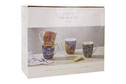 Набор из 4-х кружек Ван Гог в подарочной упаковке Casa Domani