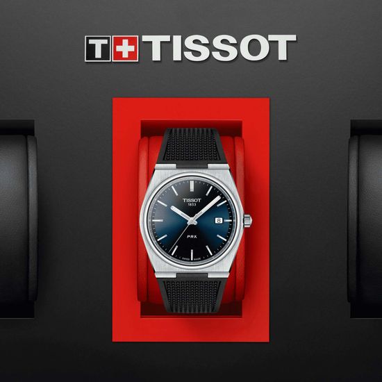 Tissot T137.410.17.041.00 мужские швейцарские часы PRX на ремне