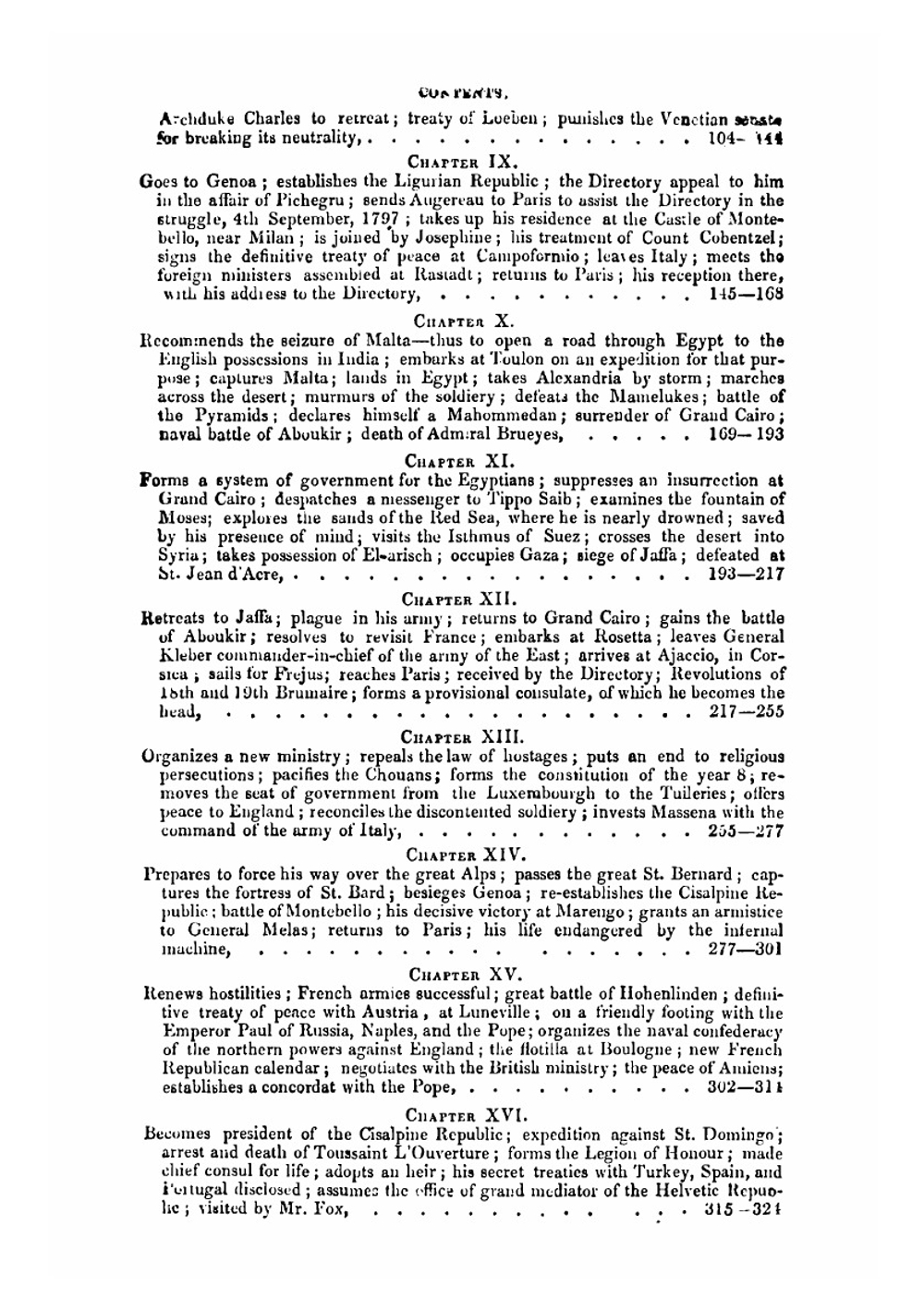 Napoleon's life in camp and cabinet, from the French of M. de Bourienne, Segur, Las Cases, &c. &c. &c | Napoleon Bonaparte