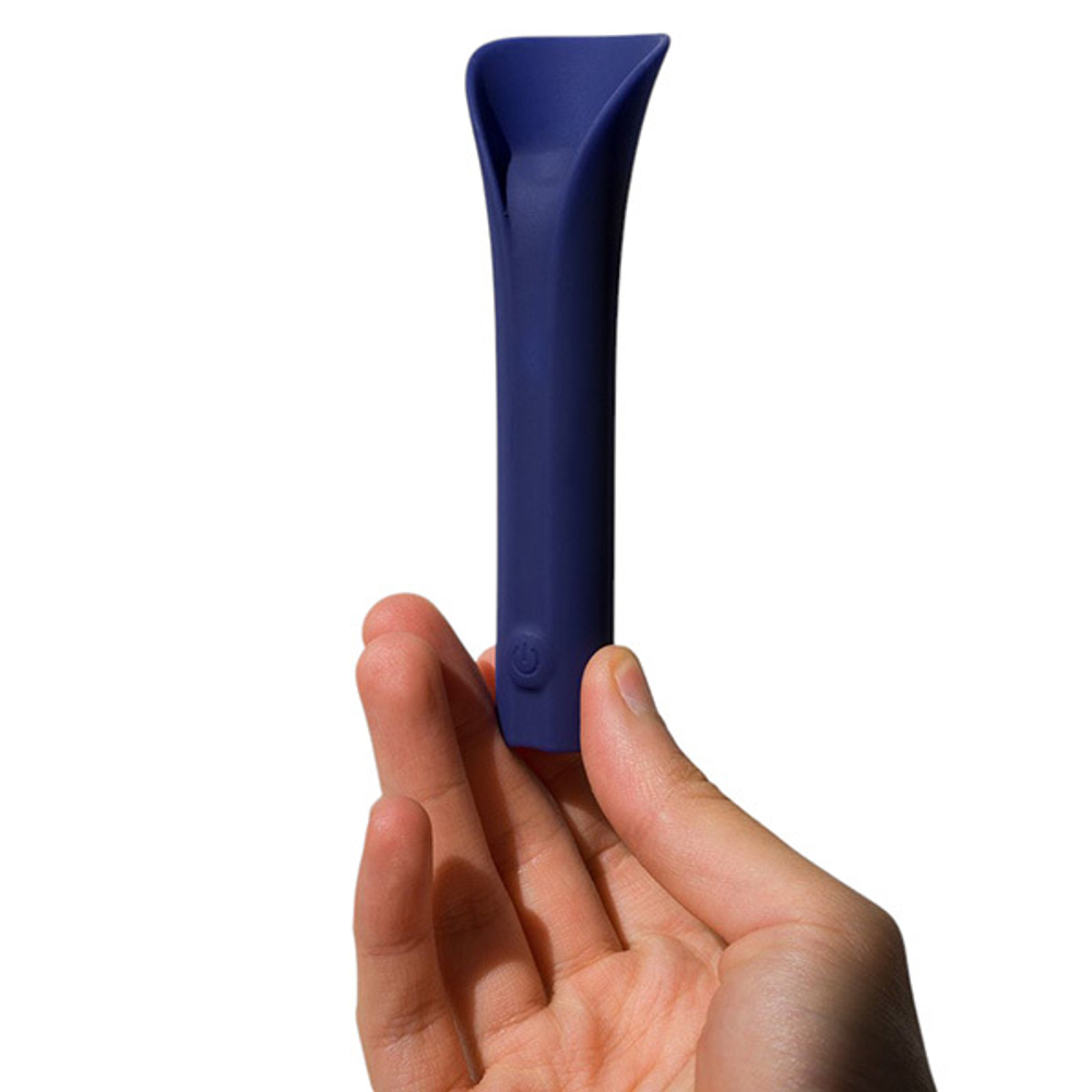 Синий аккумуляторный вибромассажер 11,7см для стимуляции клитора Sose Care CA00103