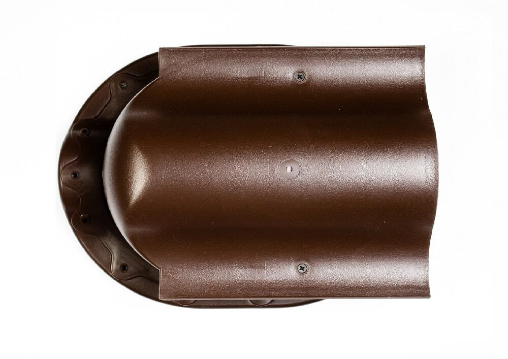 КТВ-вентиль Skat для металлочерепицы Monterrey, коричневый