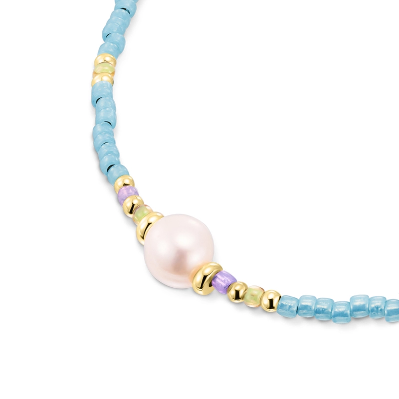 Колье Акцент (голубой)