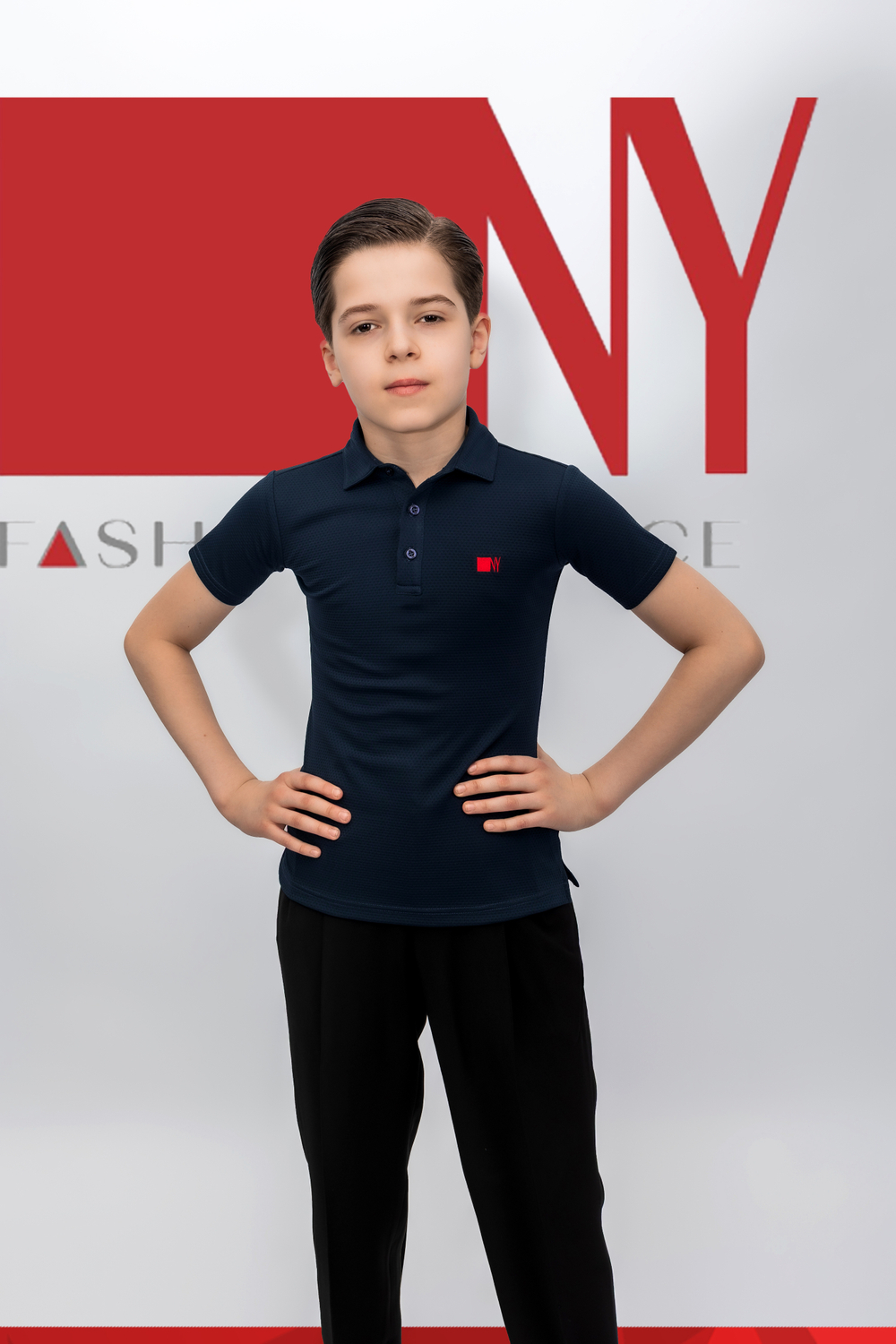 Поло Kids Regular-Fit Blue