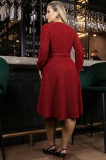 Платье праздничное Загадай желание (красное) П14468-49М LT Collection