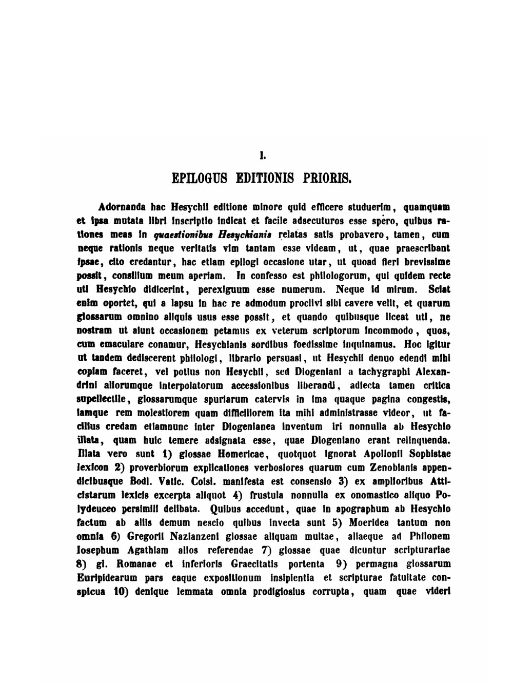Hesychii Alexandrini. Lexicon | Moritz Schmidt Hesychius