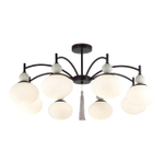 8273/8C NEOCLASSI LN26 041 черный/серый/белый, металл/керамика/стекло Люстра потолочная Е14 8*40W 220V GLORIYA