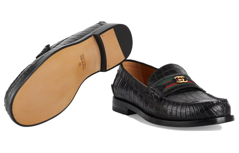 GUCCI Loafers Men"s Low top Black