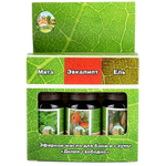 Набор эфирных масел ТМ «Бацькина баня», «Дыши свободно»(Мята, Эвкалипта, Ель)