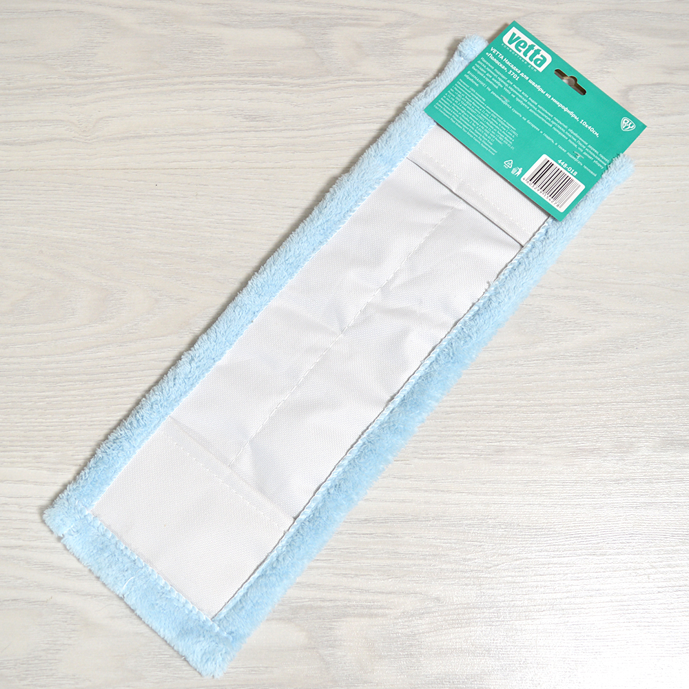 Насадка для швабры микрофибра 10*40см "Полоска"