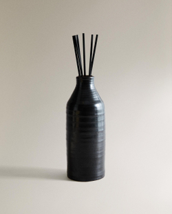 Zara Home Аромадиффузор Amber Vanilla 120 мл, тростниковые палочки микадо, аромат восточный древесный, Коричневый