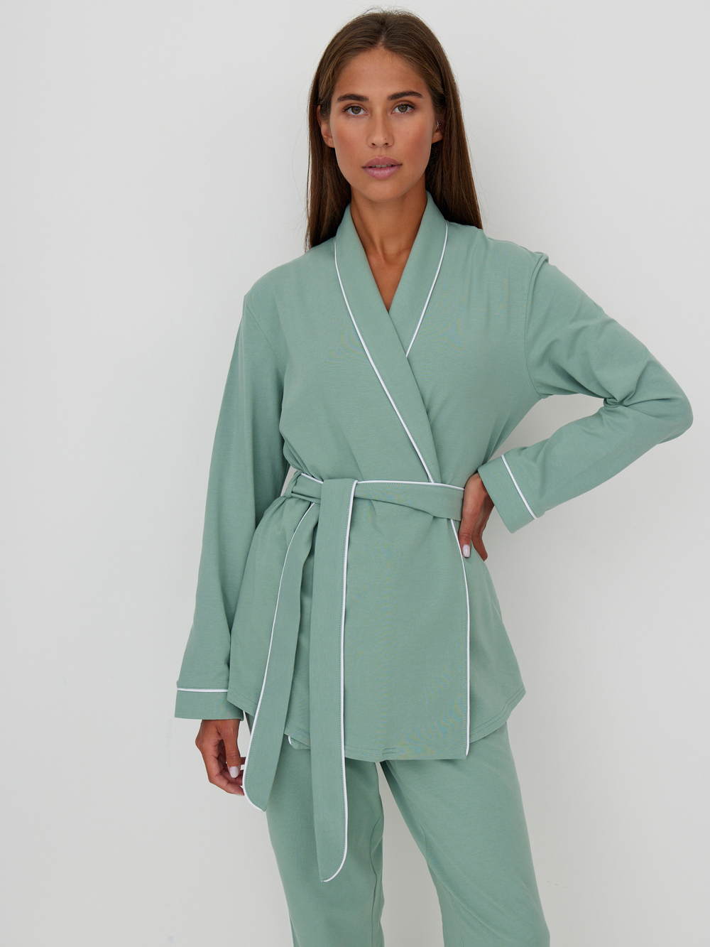 Пижама женская на запах Ihomewear
