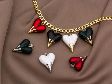 Подвеска Сердце, 25.5мм