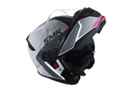 Шлем SMK GULLWING KRESTO, цвет белый/серый/розовый (S)