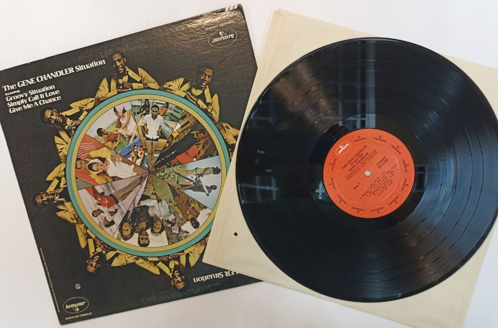 Винтажная виниловая пластинка LP Gene Chandler The Gene Chandler Situation (USA 1970)