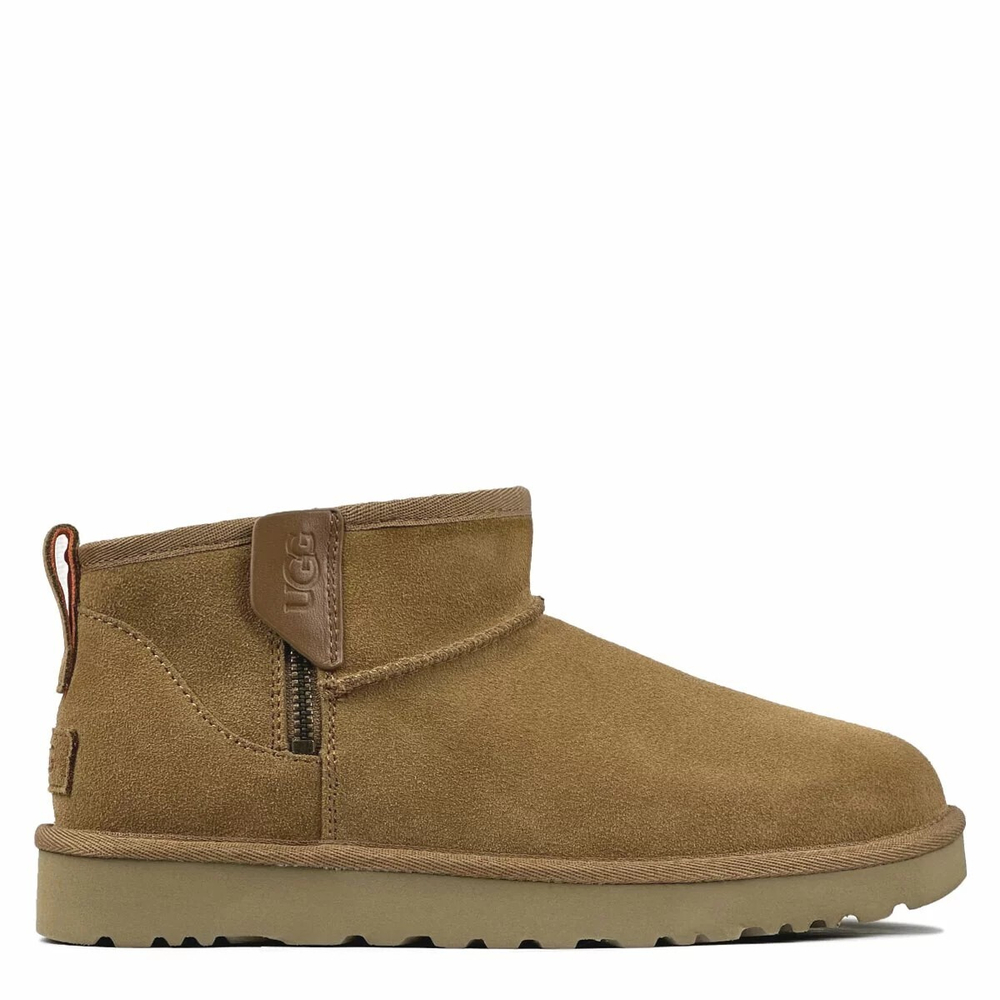 Угги UGG Mens Classic Ultra Mini Zip Boot Chestnut