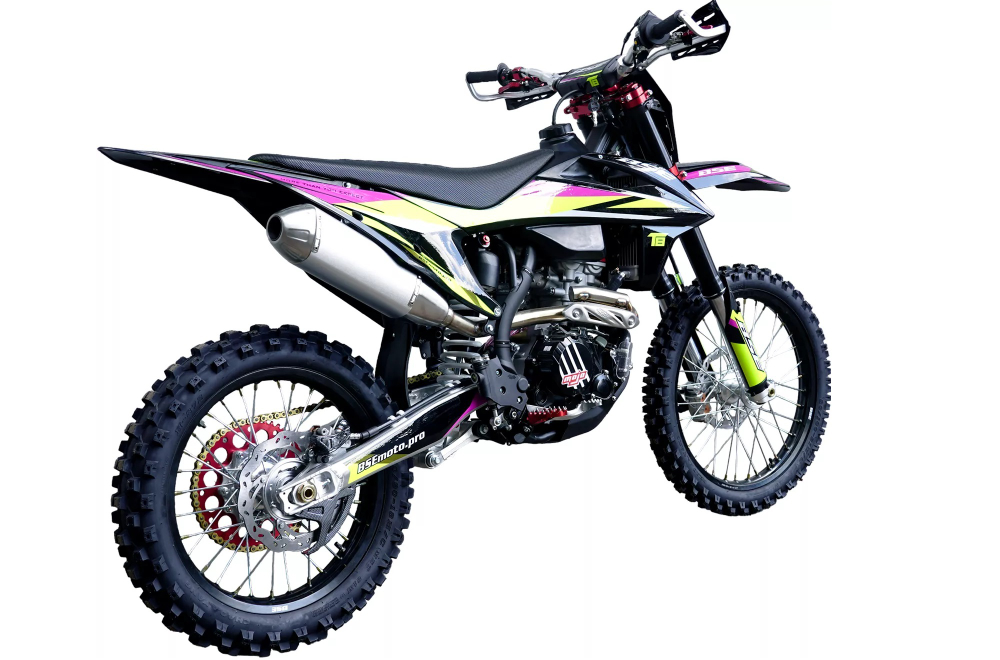 Мотоцикл Кросс BSE T8 Neon Storm (Sport)