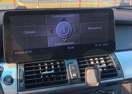 Магнитола BMW X5 E70 и BMW X6 E71 2007-2009 (CCC) - Teyes LUX ONE монитор 12.3" на Android 10, CarPlay, 4G SIM-слот, 6/128ГБ