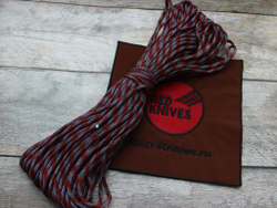 Паракорд 550 бордово-серый (7 жил) RZ Manufacturer PC007 - 1 метр