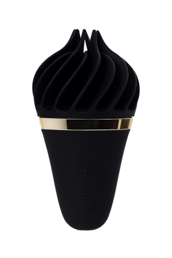 Вибромассажер Satisfyer layons Sweet Treat, силикон, черный, 10,4 см.