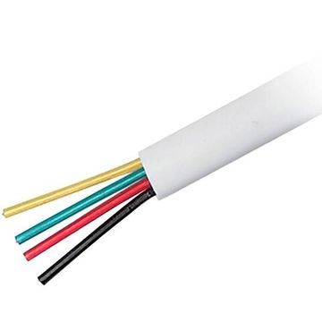 Кабель ШТПЛ 4 белый телефонный