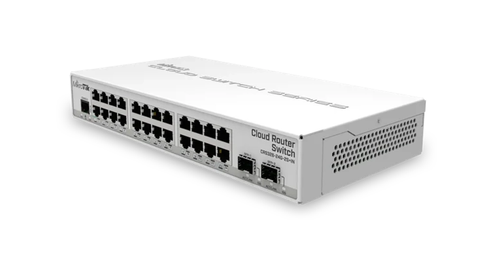 MikroTik CRS326-24G-2S+IN управляемый коммутатор 1G с SFP+