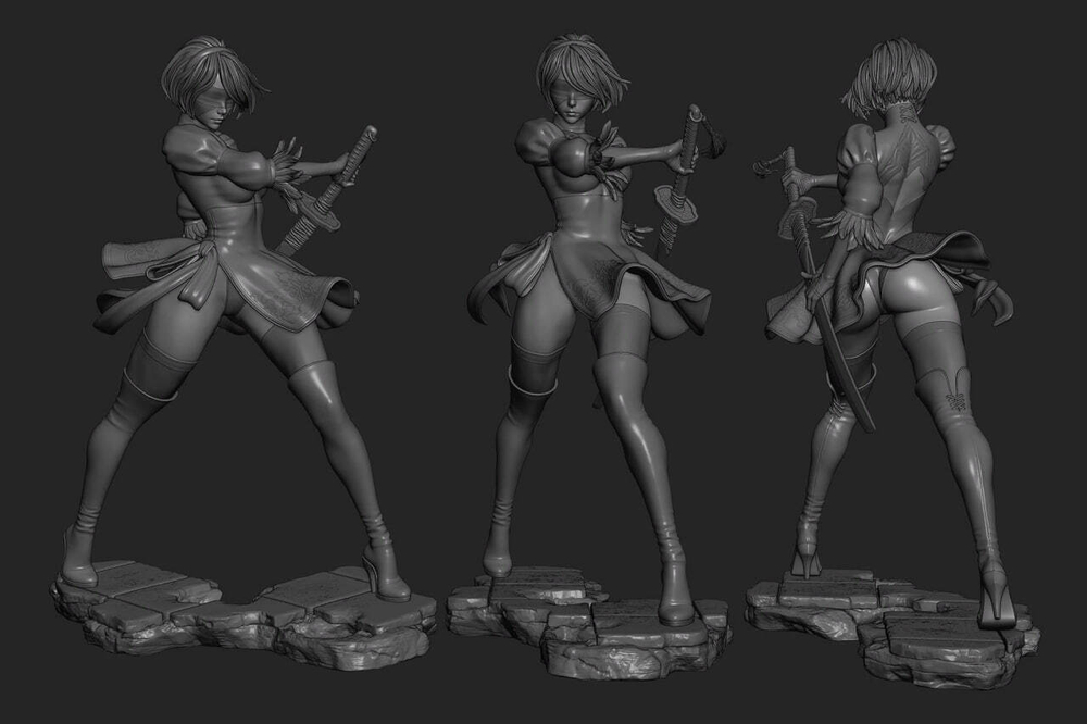 Андроид Йорха 2B Ниер: Автомата Фигурка