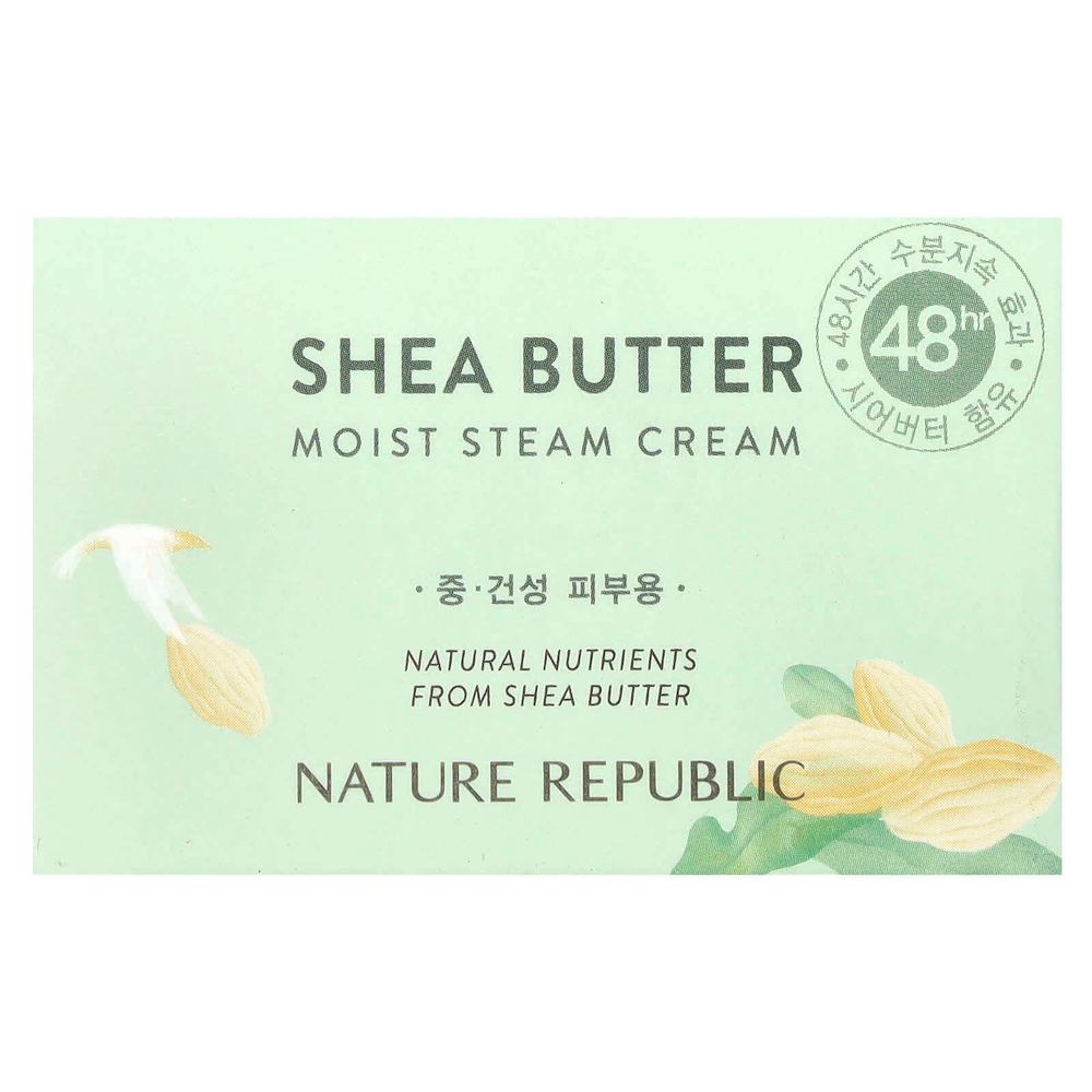 Nature Republic, масло ши, увлажняющий паровой крем, 100 мл (3,38 жидк. унции)