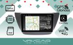 Магнитола для Mitsubishi Lancer 9 (CS), Lancer Cedia, Evolution (CT) - Vaycar VA47-5037-2K на Android 13, Быстрая, 2K QLED, CarPlay, 4G SIM-слот