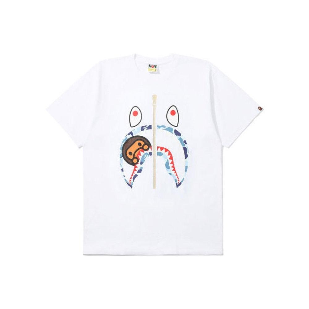 A Bathing Ape Abc Camo Milo Shark Tee