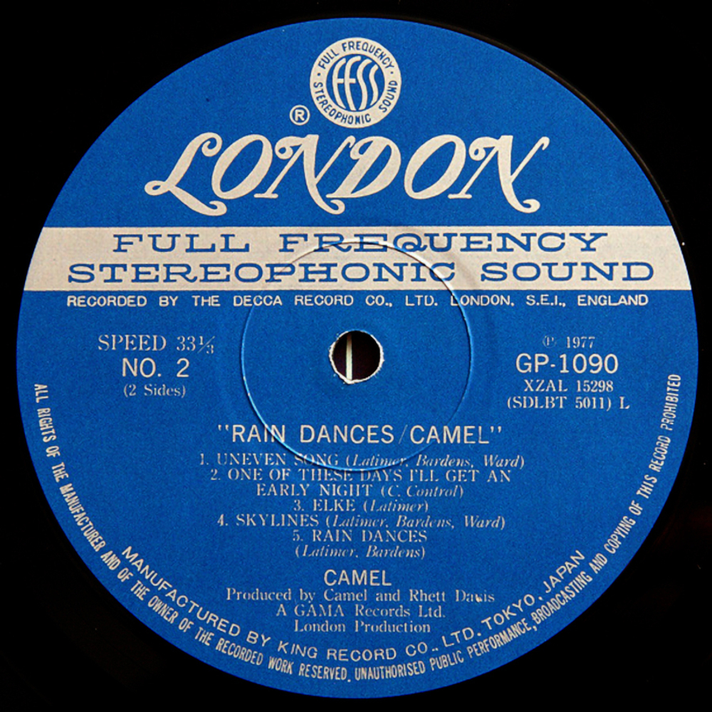 Camel / Rain Dances (LP)