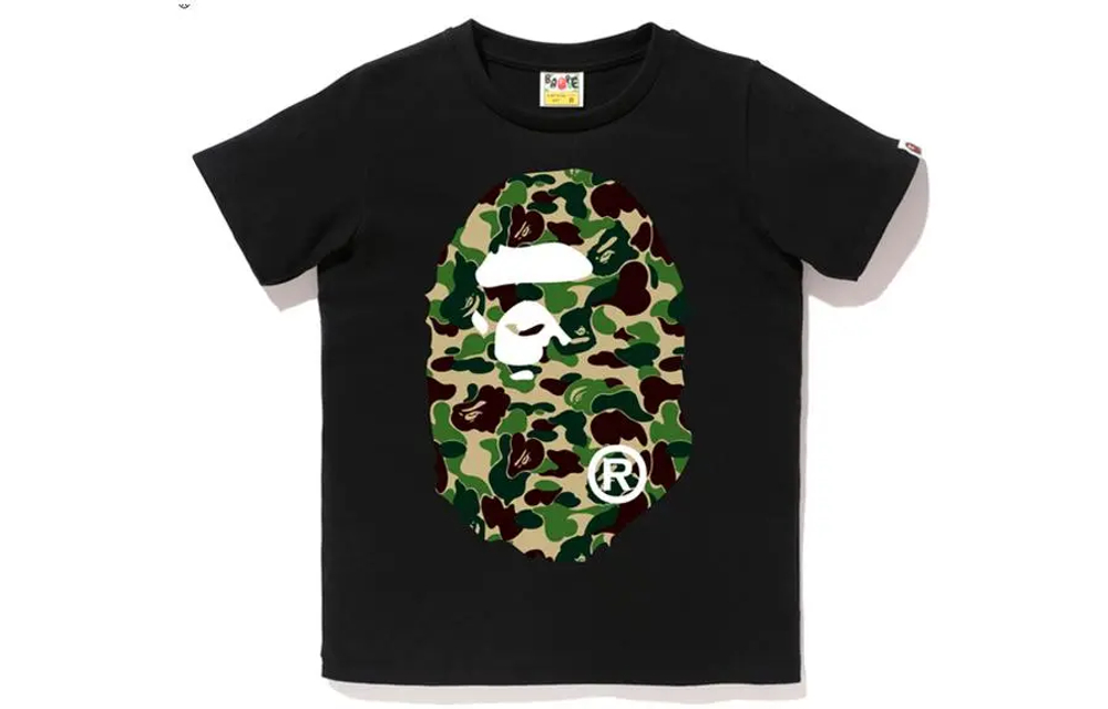 A Bathing Ape Abc Camo Big Ape Head Tee