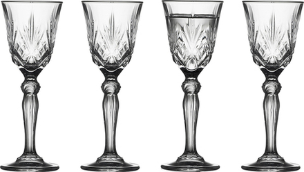 Набор 4 бокала LyngbyGlas, Melodia, 4 шт., хрустальное стекло, прозрачный · арт. fabr 31133