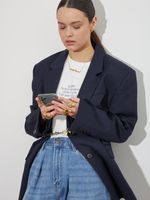 PERFECT JEANS С ЗАЩИПАМИ BLUE