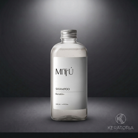 Шампунь MITTU Keratin+ с кератином для укрепления волос