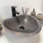 Раковина из речного камня RS63590 (44*41*15) 0122