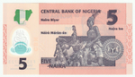 Nigeria, 5 Naira, 2021 – Polymer Banknote Honoring Nigeria's First Prime Minister (UNC)