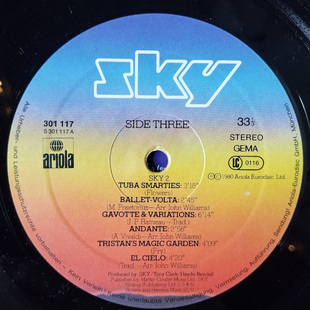 Винтажная виниловая пластинка LP Sky 2 (Germany 1980) Sahara