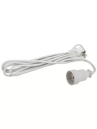 Удлинитель сетевой электрический с заземлением UX-1е-3m ЭРА / Сетевой фильтр 1 розетка, 3м, 10А, 3x0,75мм2